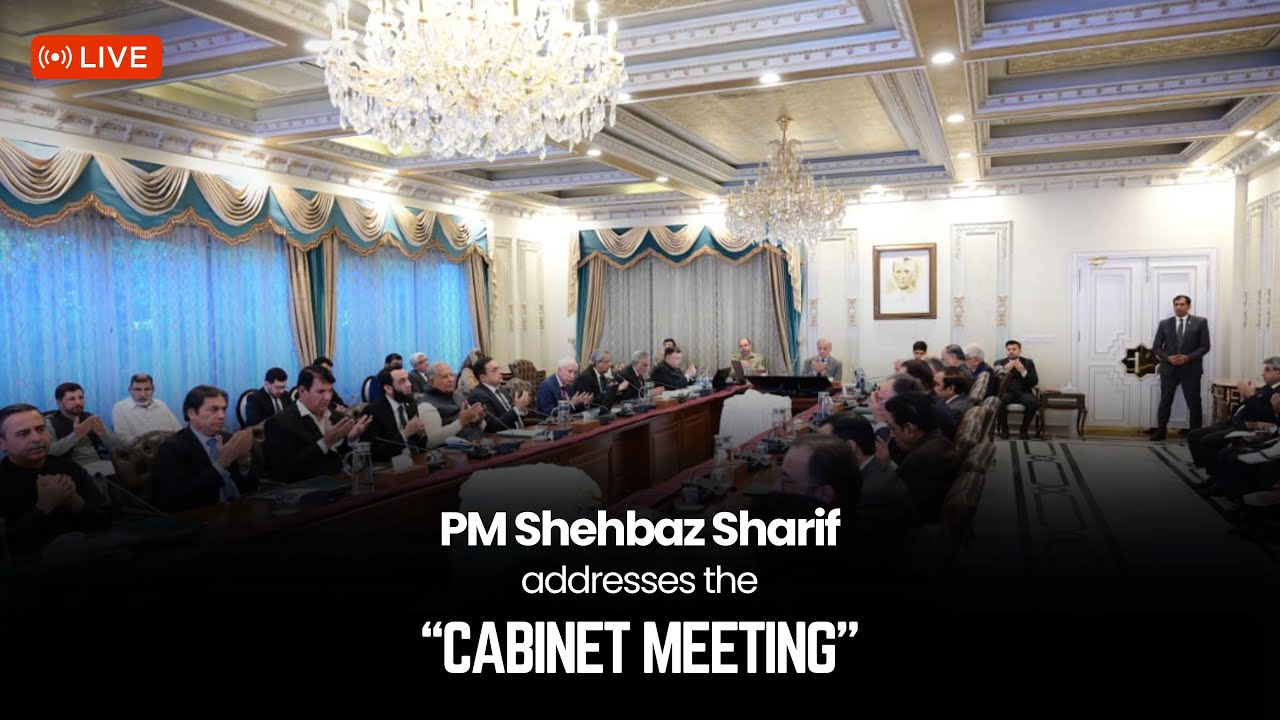 براہِ راست: وزیرِ اعظم محمد شہباز شریف کی کابینہ اجلاس میں ابتدائی گفتگو