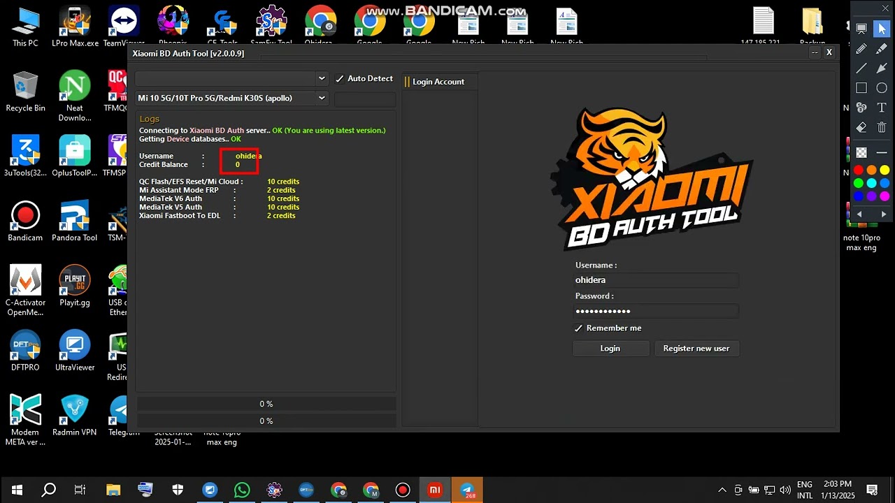 Xiaomi BD Auth Tool [Existing Account] Auto Api ohideraunlocker.com