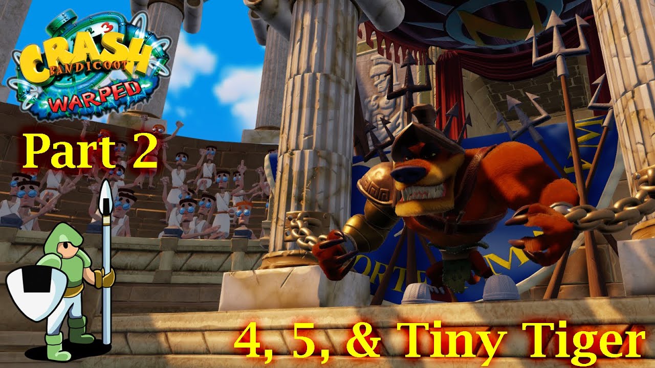 Through the Dinosaurs, Pirates, and Tiny Tiger! | Let's Play: Crash Bandicoot Warped Part 2