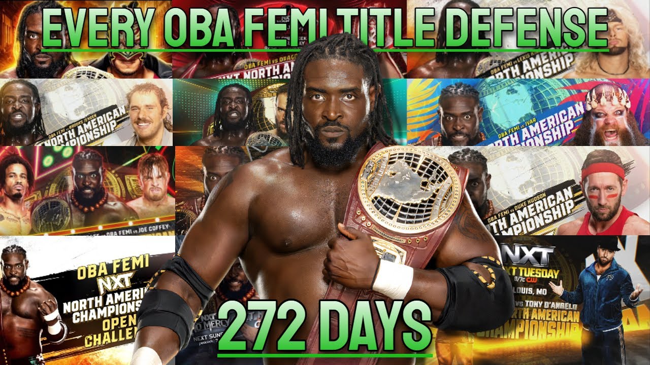 Every Oba Femi NXT North American Title Defense