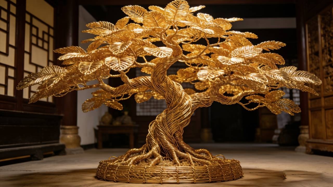 In 2026, Golden Horse Blessing lucky money tree handmade with care, favored by business people for