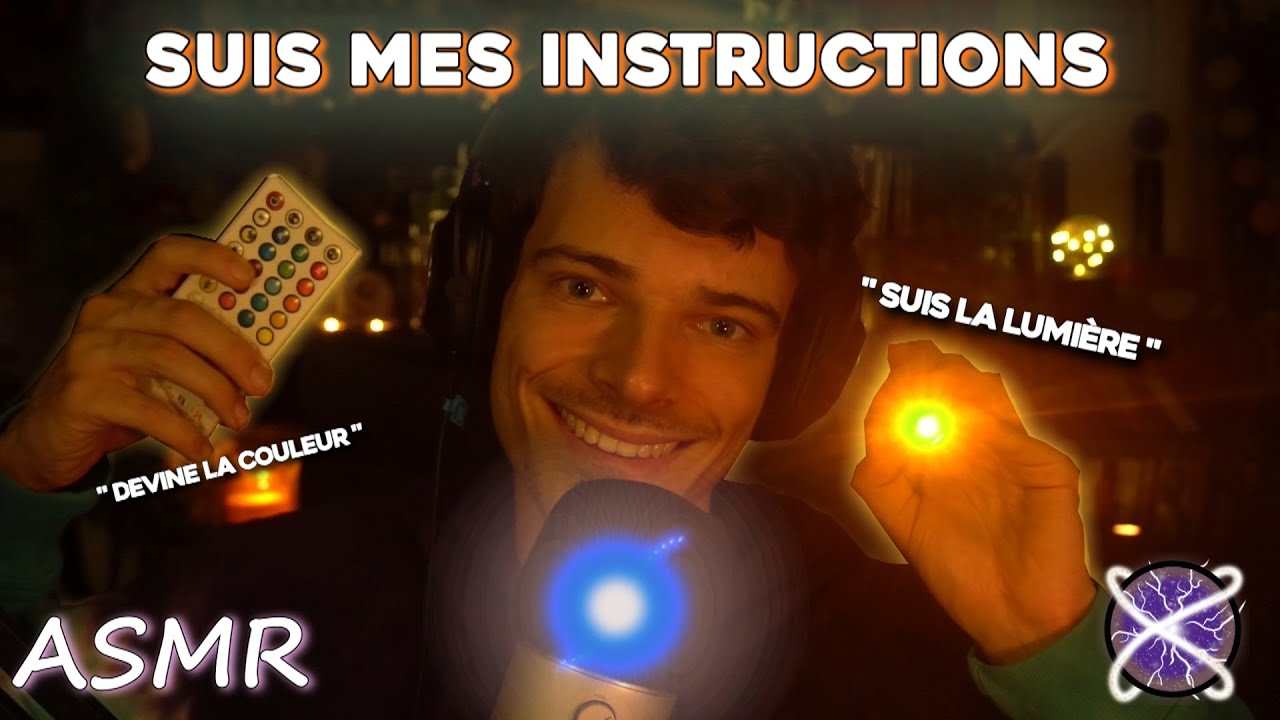 ✨ASMR - Suis mes INSTRUCTIONS pour t'endormir (Son + Visuel) 🫵❤️  (Chuchotements) 😴