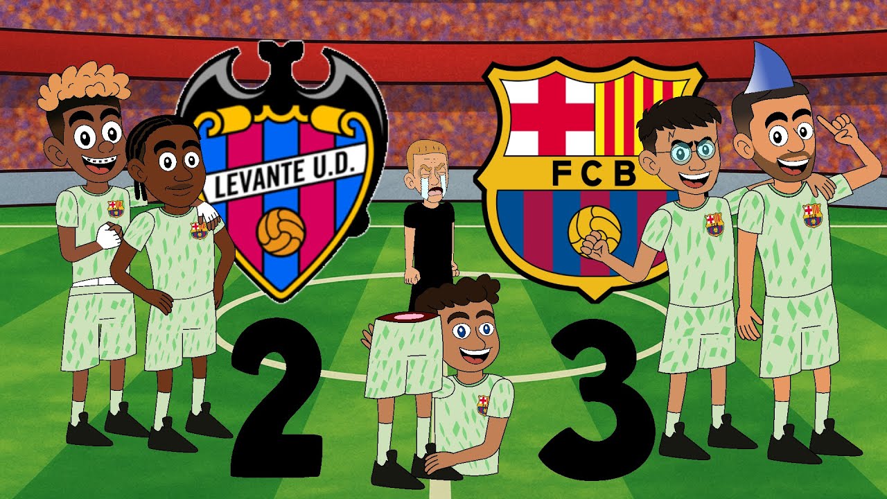 Resumen Levante vs Fc Barcelona Animado!