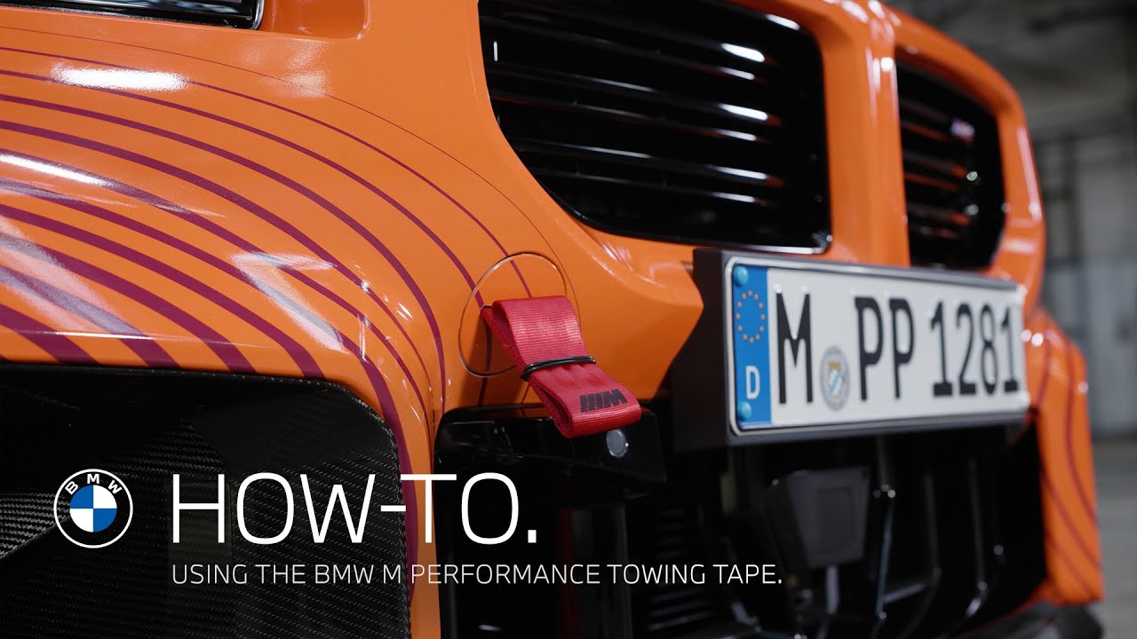 Jak zainstalować i używać liny holowniczej BMW M Performance.