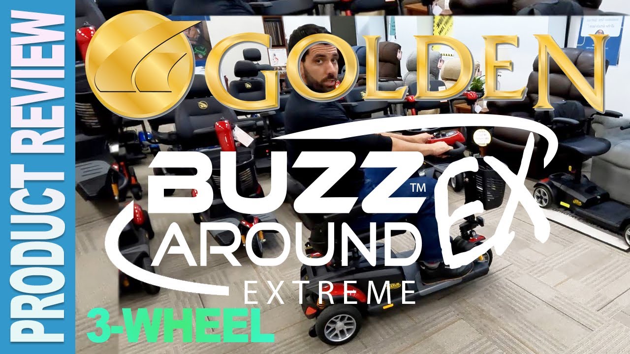 👀GB118 Buzzaround Extreme 3 Wheel Scooter Review
