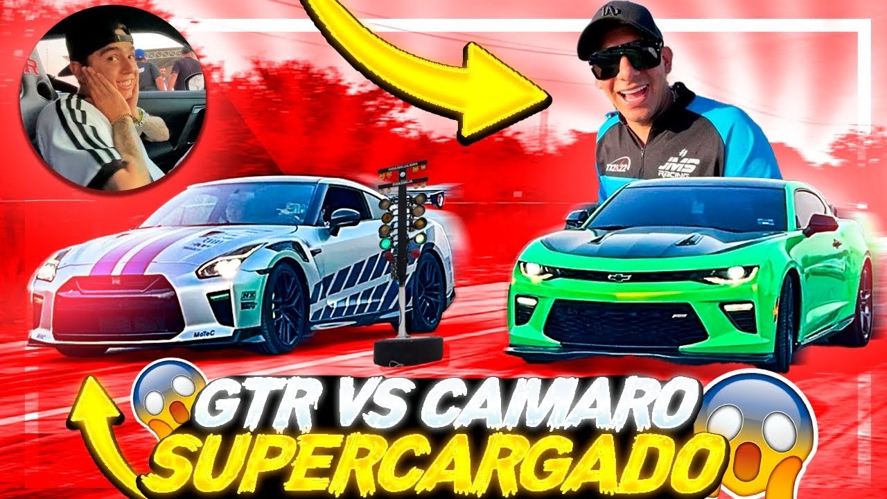 CORRÍ MI GTR C0NTRA EL CAMARO SUPERCARGADO DE JUANITO😱 | ManuelRivera11