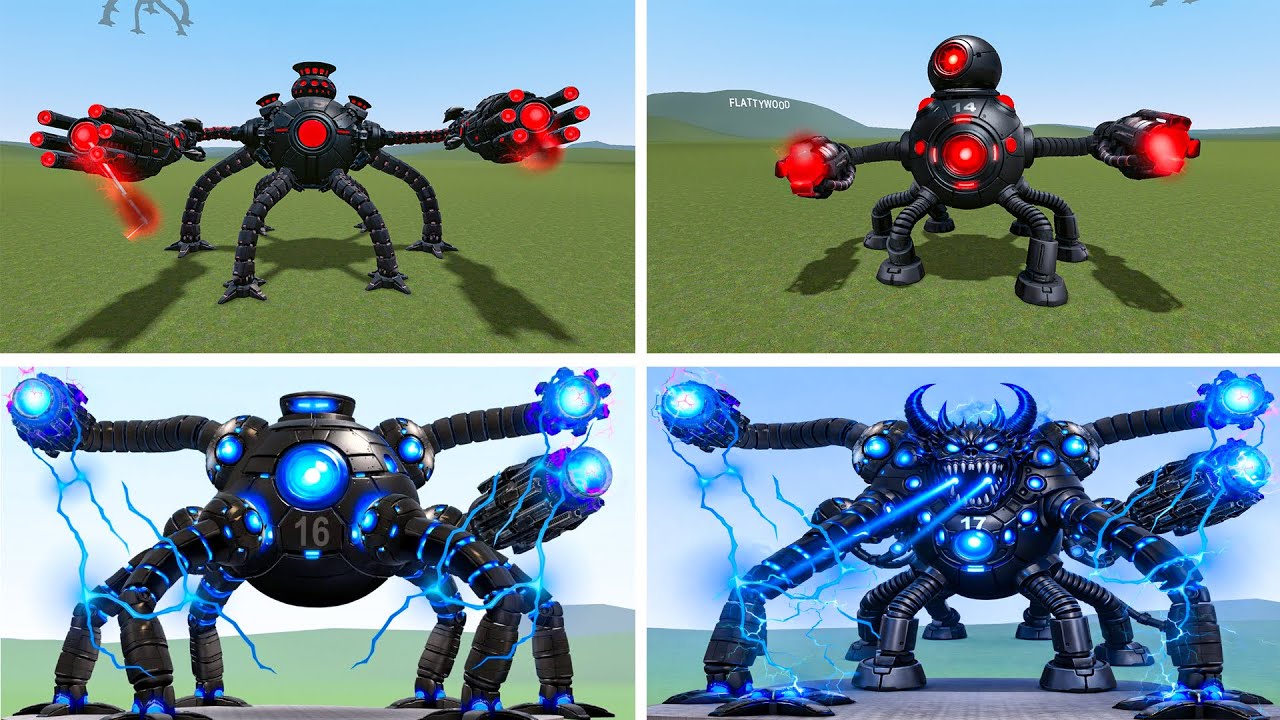 I MADE NEW ELECTRIC OMNIDROID V.17 ROBOT FROM ROBLOX INCREDIBLES In Garry's Mod
