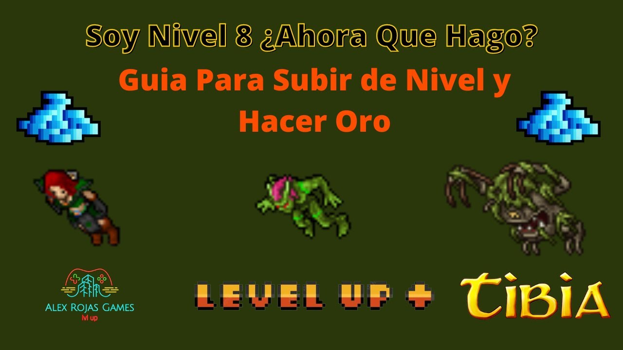 Qué Hacer a Nivel 8 | Guía para Principiantes (Subir de Nivel y Ganar Oro Rápido) | Tibia