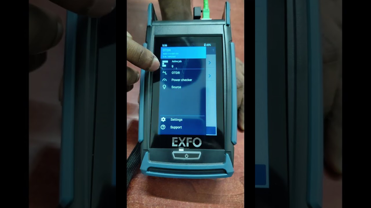 EXFO AXS-115 OTDR File Saving & Exporting Explained in tamil