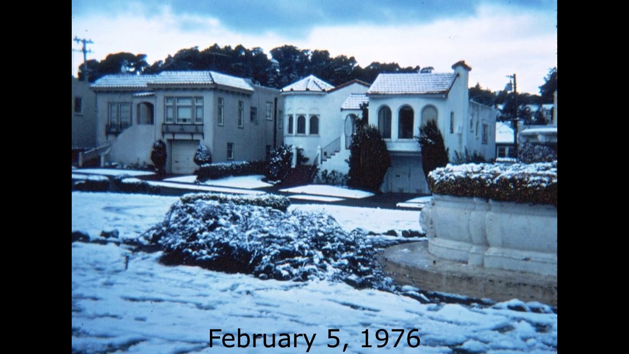 1976 Feb 5 Snow in S F