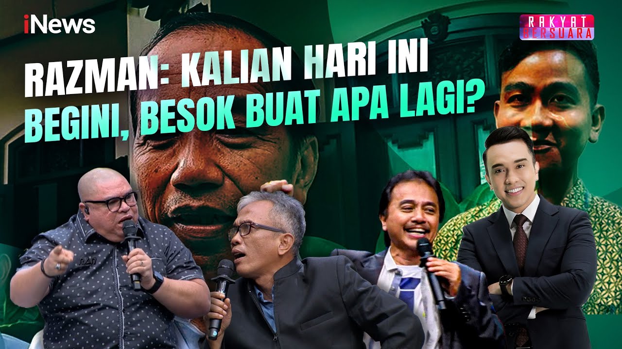 Razman Cerita Bertemu Jokowi, Roy Suryo: Cari Receh! | Rakyat Bersuara 16/9