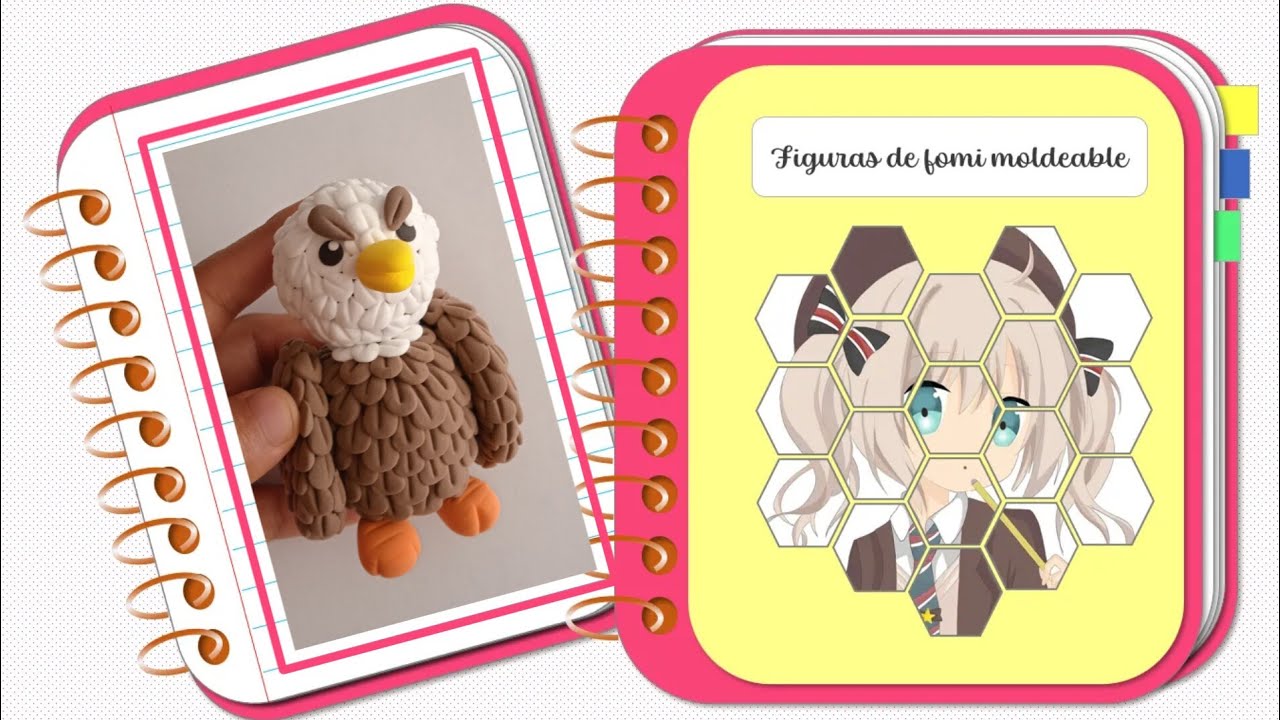 como hacer un aguila de fomi moldeable