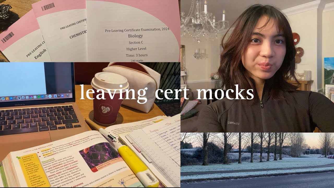 leaving cert mocks | study with me