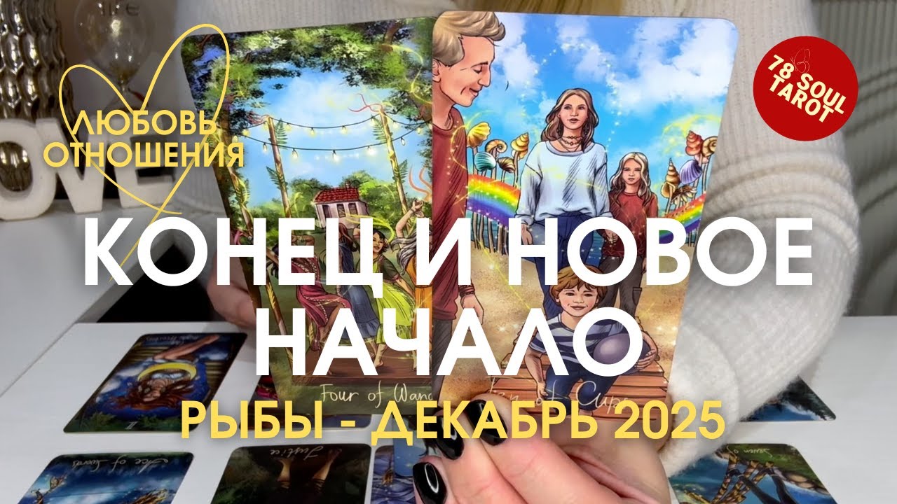 РЫБЫ Любовь/Отношения : КОНЕЦ И НОВОЕ НАЧАЛО | Декабрь 2025 таро прогноз