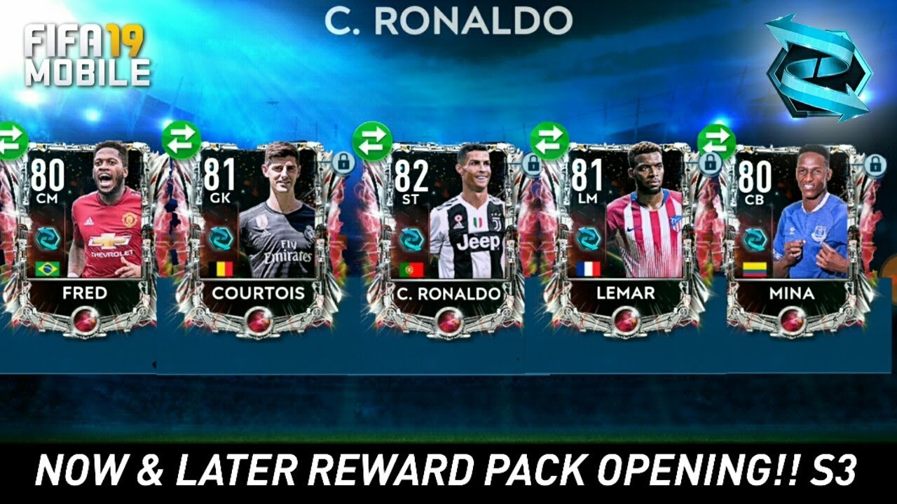 FIFA MOBILE 19!! SEASON 3 NOW & LATER REWARDS! PACK OPENING!!,4-80+ PLAYERS+C.RONALDO-|-FIFA MOBILE