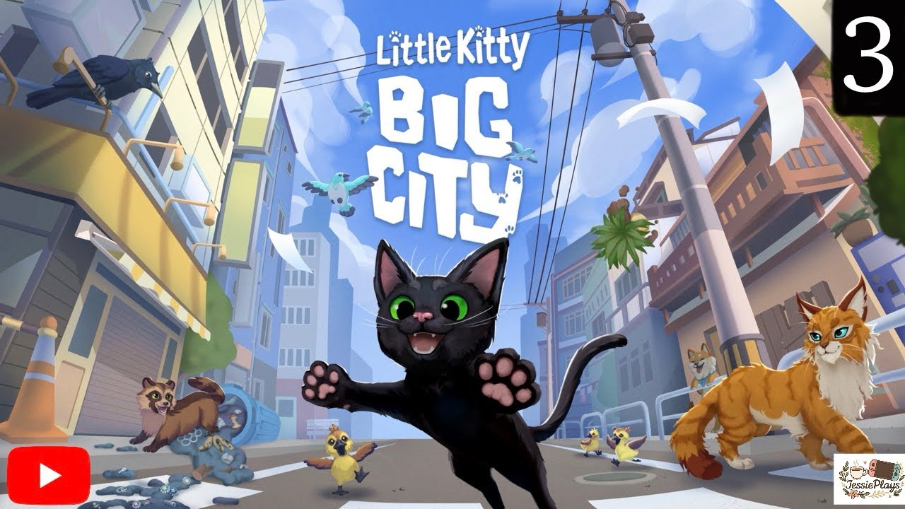 Little Kitty Big City  Gathering fish, distracted by hats Part 3