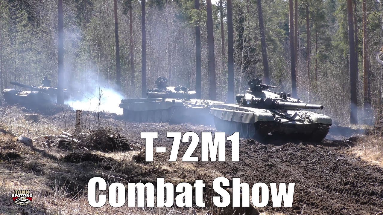 T-72 Tank Platoon Combat Show Full, First Set - Kevätsawutus 2017 - Parola Armour Museum [4K UHD]
