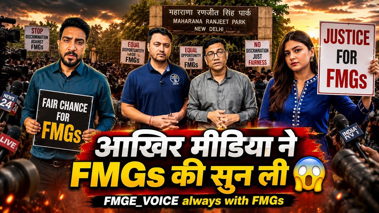 🔥 आखिर Media ने FMGs की सुन ली! 😱 | बड़ी जीत की शुरुआत? #fmge #fmge2026#fmgelatestnews#fmgegracemark
