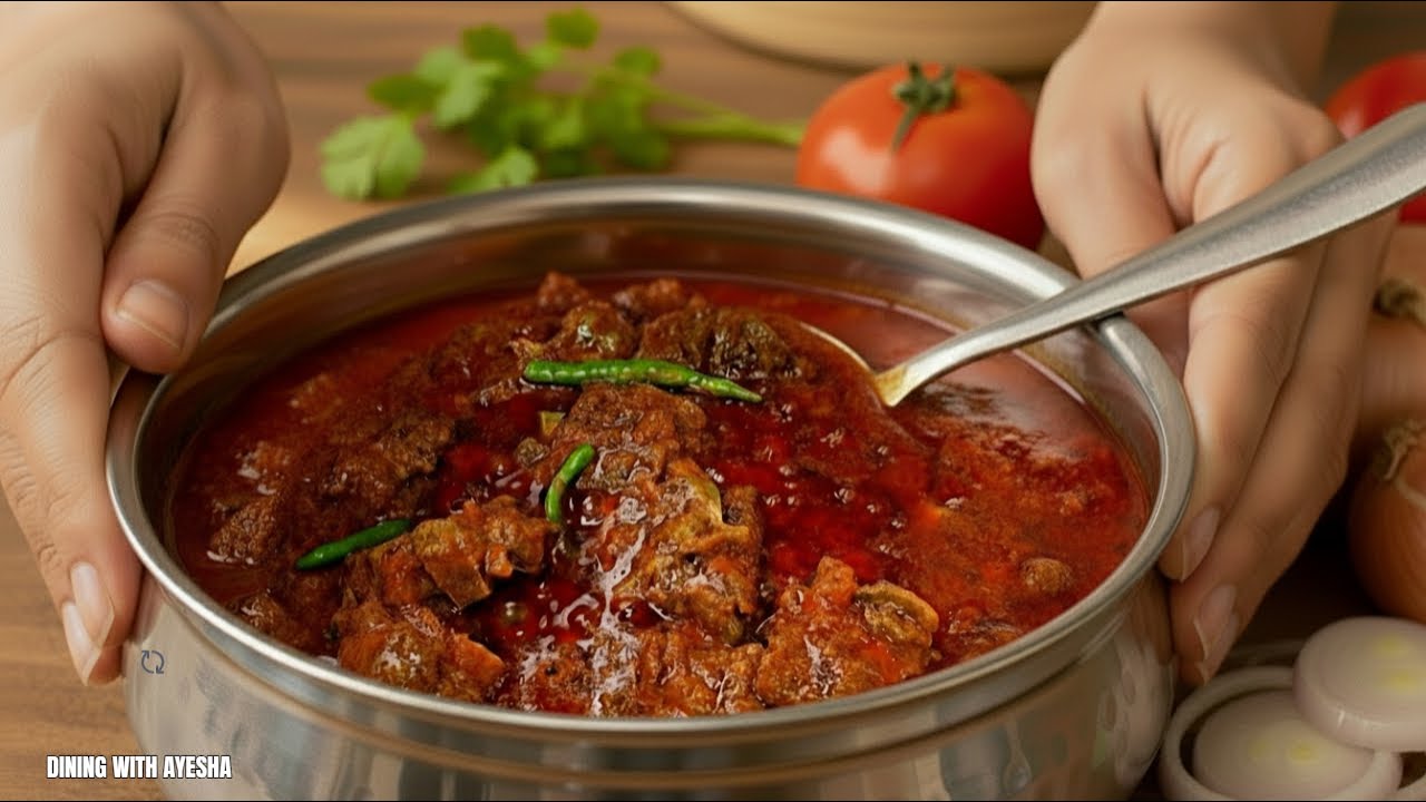 Tamatar Gosht Recipe😋 | टमाटर गोश्त | Mutton Tomato Curry Indian Style