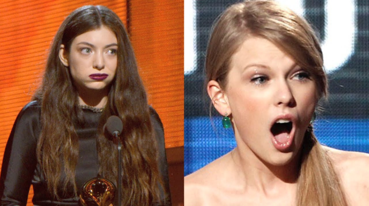 Taylor Swift Vs. Lorde: Better Surprised Face?! (GRAMMYS 2014)