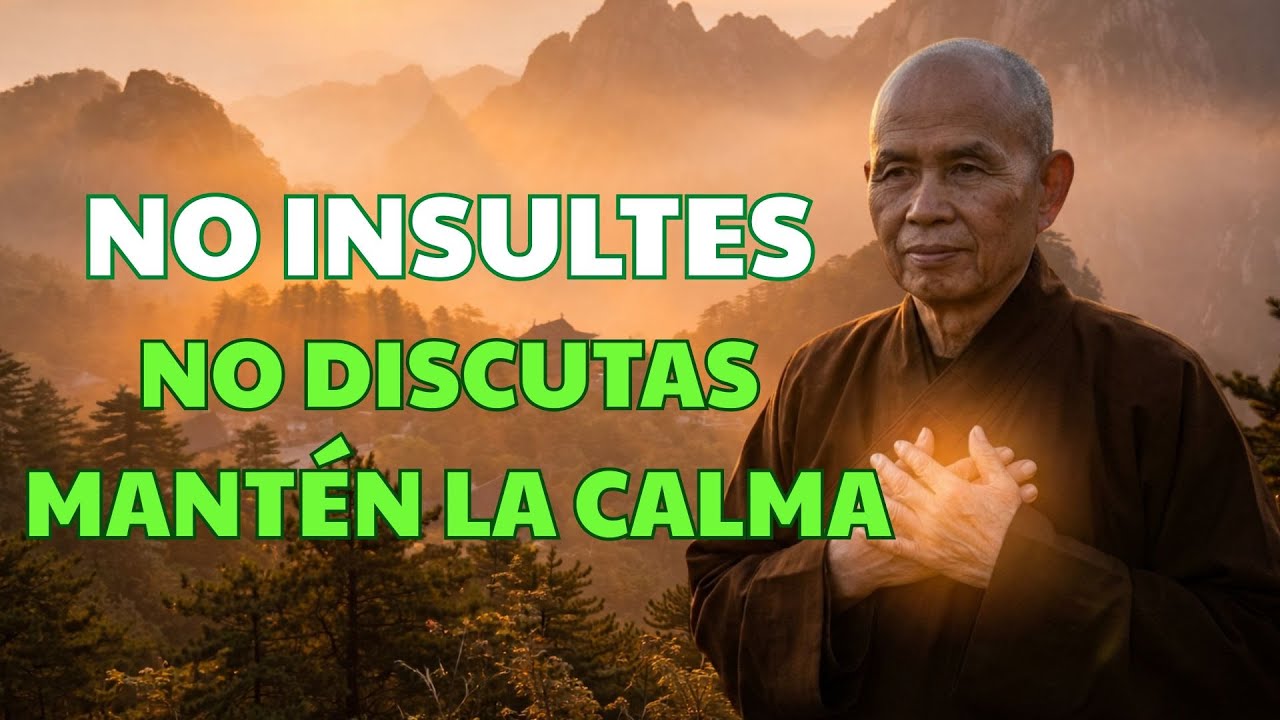 CÓMO NO ENOJARTE NI MOLESTARTE CON NADIE Y ENCONTRAR LA PAZ INTERIOR | BUDISMO