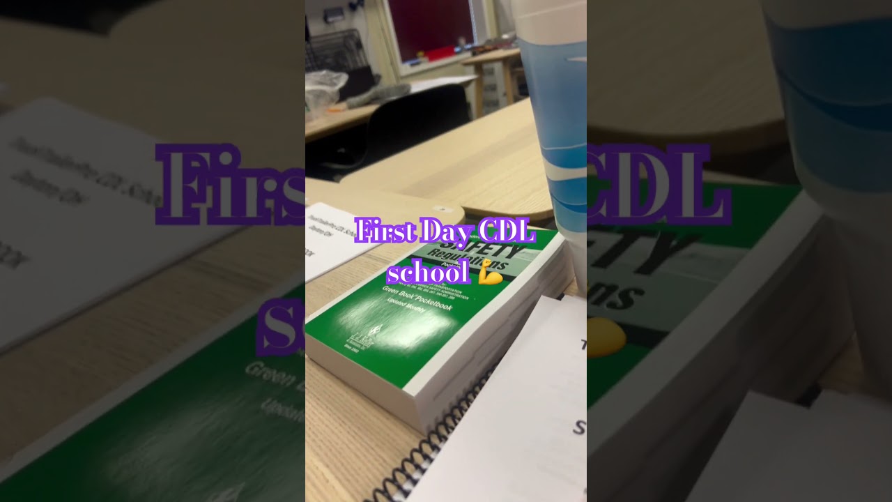 First day of new beginnings CDL school|Female truck driver