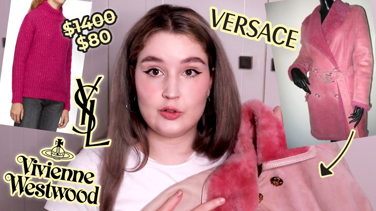Designer Thrift Haul | Buying Second Hand Luxury Clothes from Japan, YSL, Versace, Vivienne Westwood