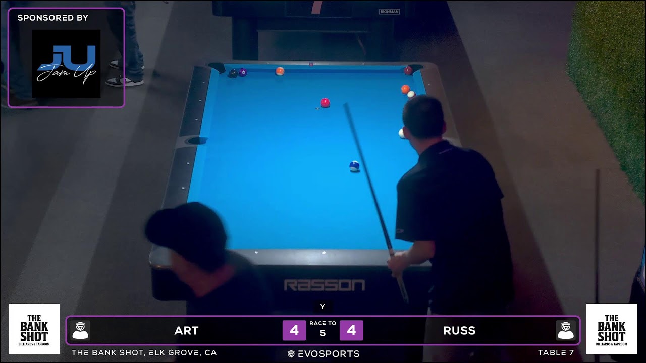 ART vs RUSS - THE BANK SHOT - TABLE 7 | EvoSports