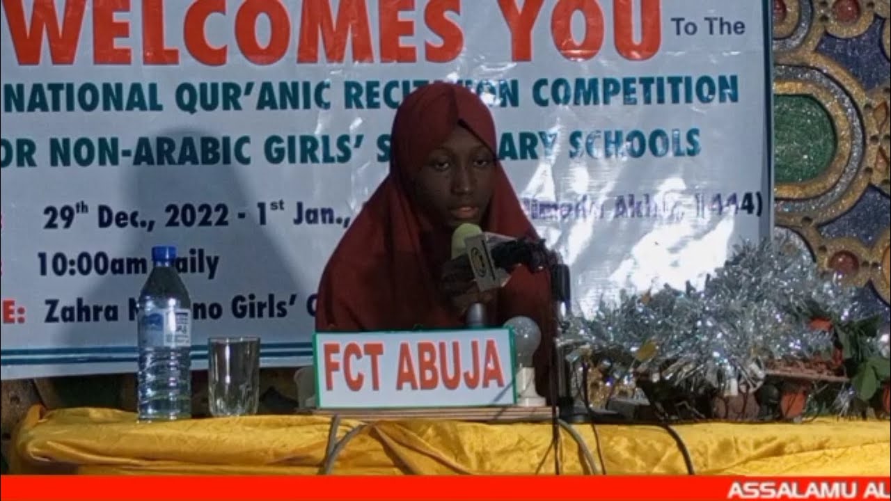 Sumayya Adam from FCT Tangeem 12th RABIDA Musabaka 2022 @Kano