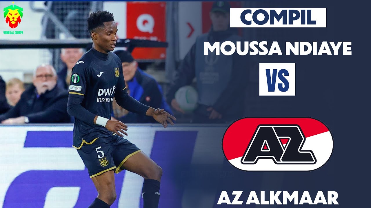 Moussa Ndiaye vs AZ Alkmaar - match retour