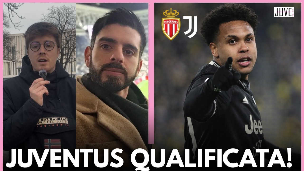 POST MONACO JUVE 0-0 CON SIMONE NASSO! LE AVVERSARIE AI SEDICESIMI DI CHAMPIONS LEAGUE