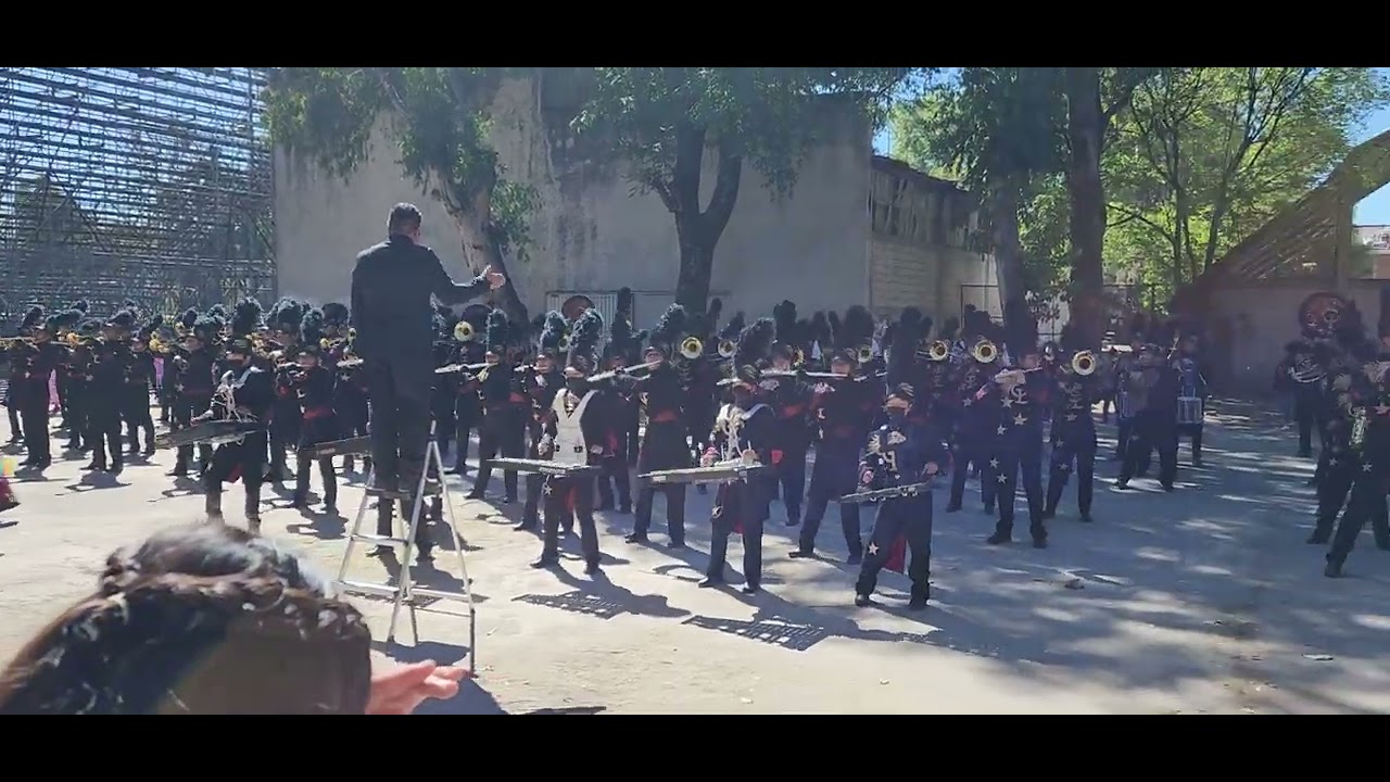 AGUILUCHOS MARCHING BAND 66 aniversario, neck