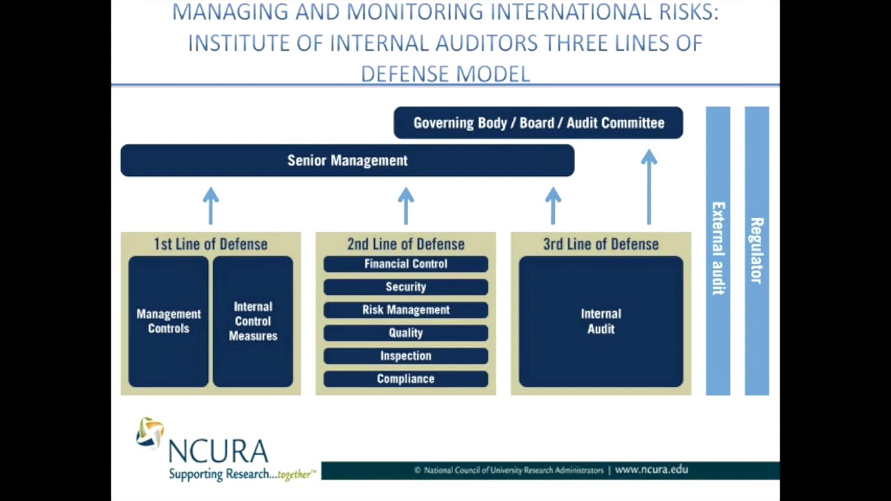A Model for Managing and Monitoring International Risk