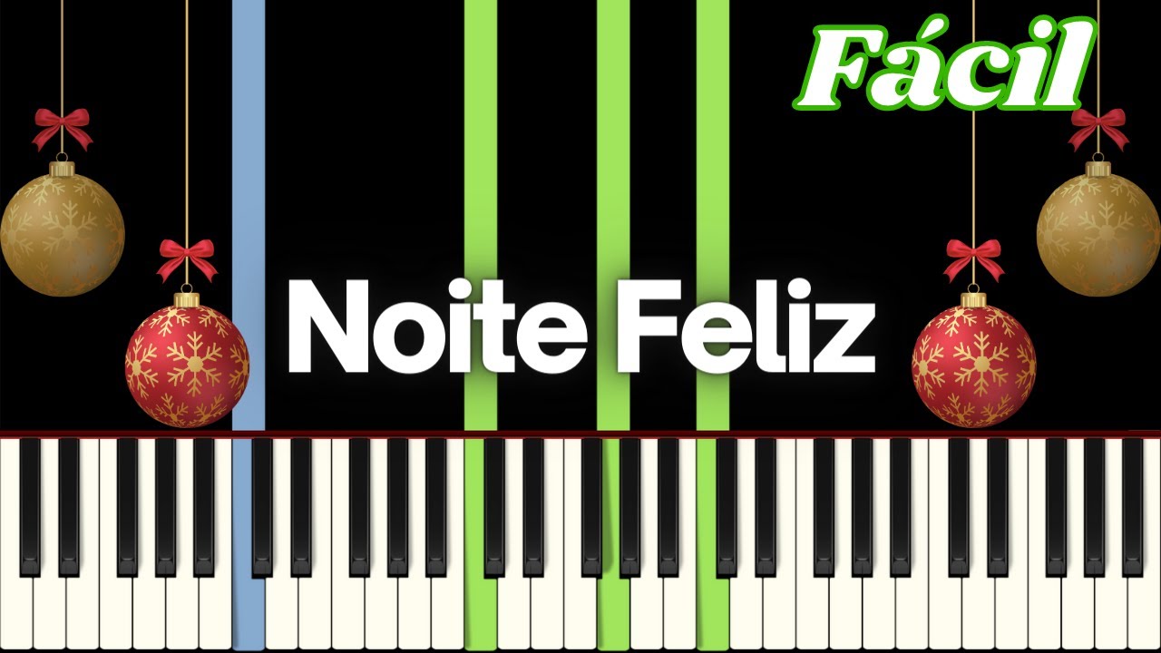 Noite Feliz | Tutorial Piano / Teclado | Fácil / Iniciante | Como tocar Noite Feliz