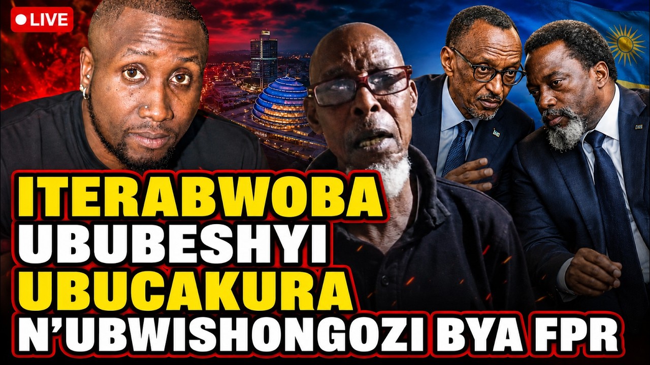 🔴 LIVE | Iterabwoba, Ububeshyi, Ubucakura n&rsquo;Ubwishongozi Byabaye Inkingi y&rsquo;Ingoma ya Paul Kagame
