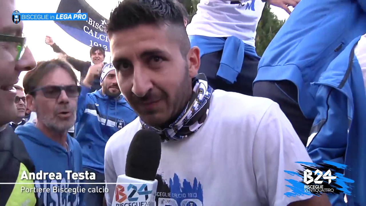 Bisceglie Calcio, le INTERVISTE sul pullman dei festeggiamenti