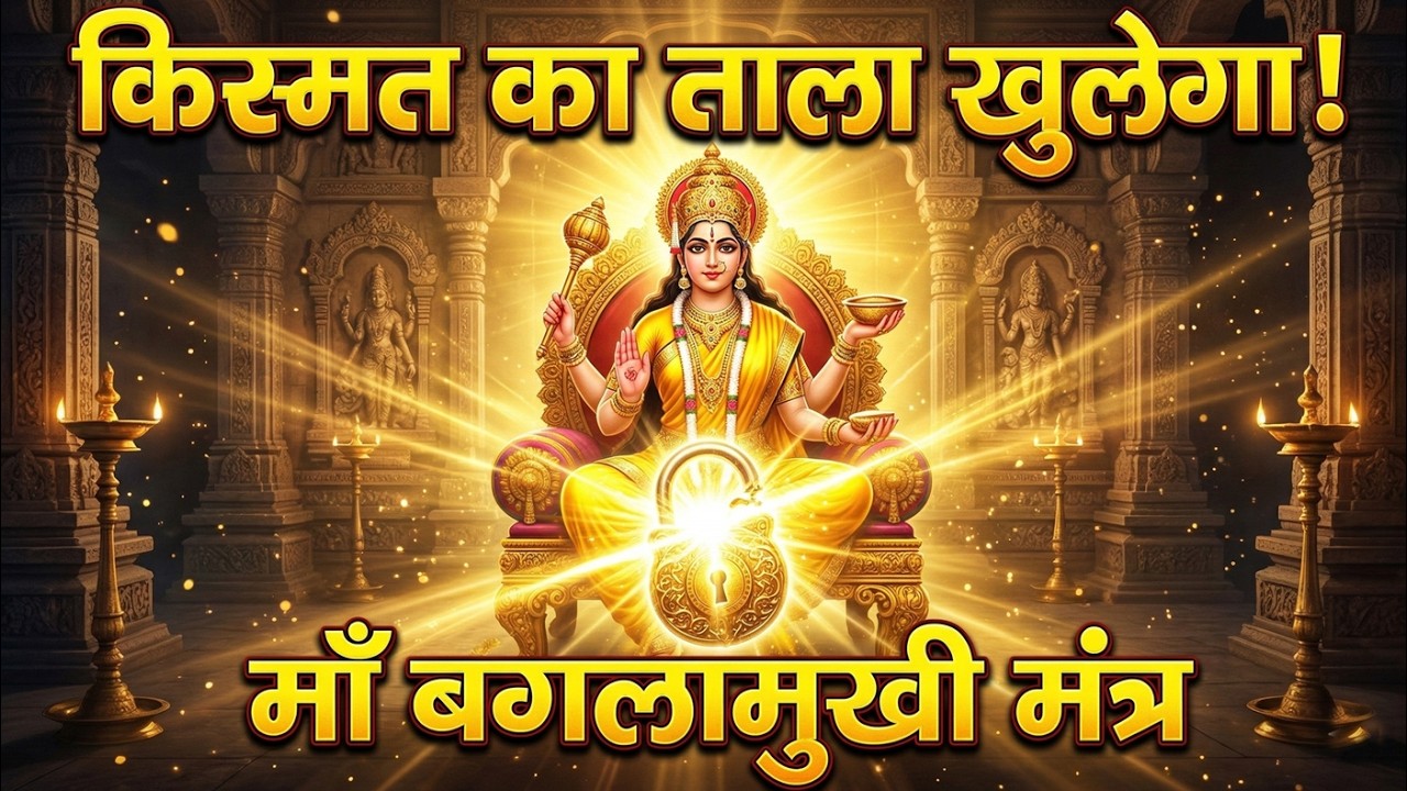 किस्मत का ताला खुलेगा! माँ बगलामुखी भाग्य उदय महामंत्र | माँ बगलामुखी मंत्र | Maa Baglamukhi Mantra