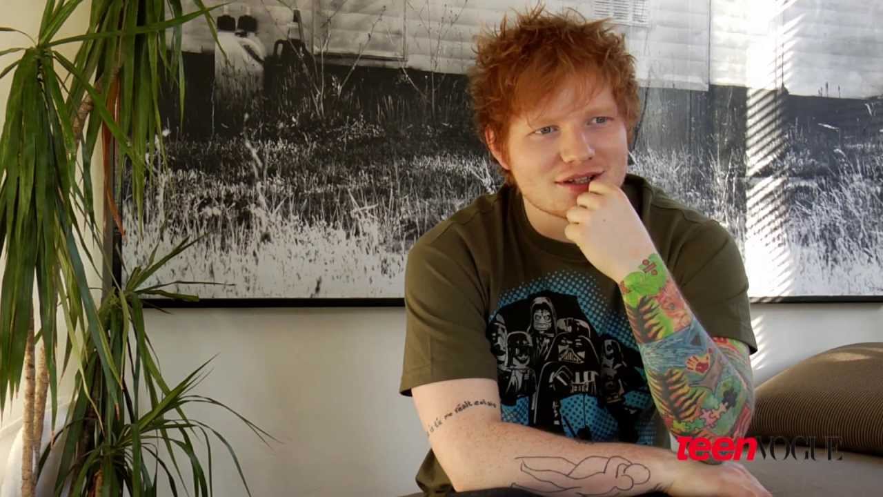 Behind the Scenes of Ed Sheeran's Teen Vogue Photoshoot