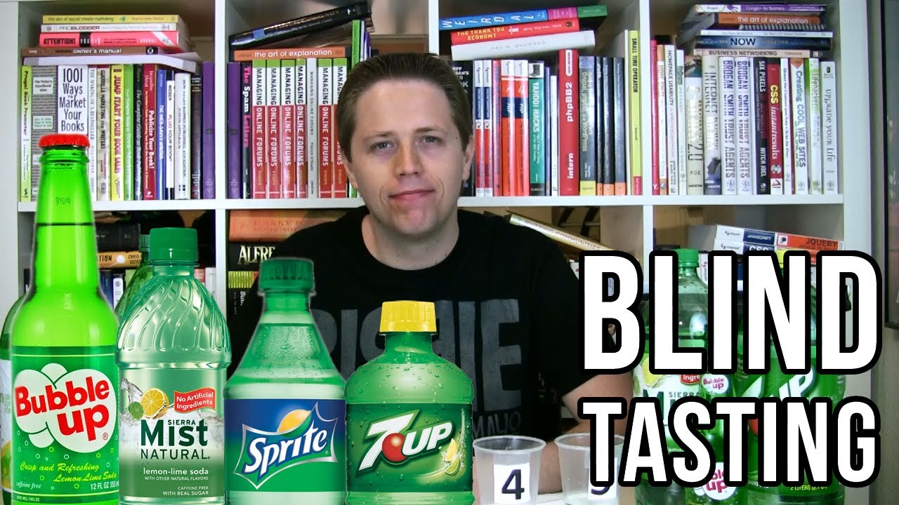Слепая дегустация лимонно-лаймовой газировки (Soda Tasting №109)