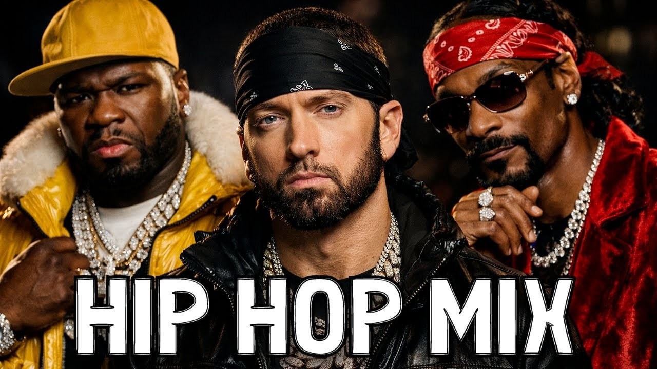 TOP OLD SCHOOL HIP HOP Eminem, 50 Cent, Snoop Dogg, Ice Cube, 2Pac, Dr Dre, DMX, Xzibit, Method Man