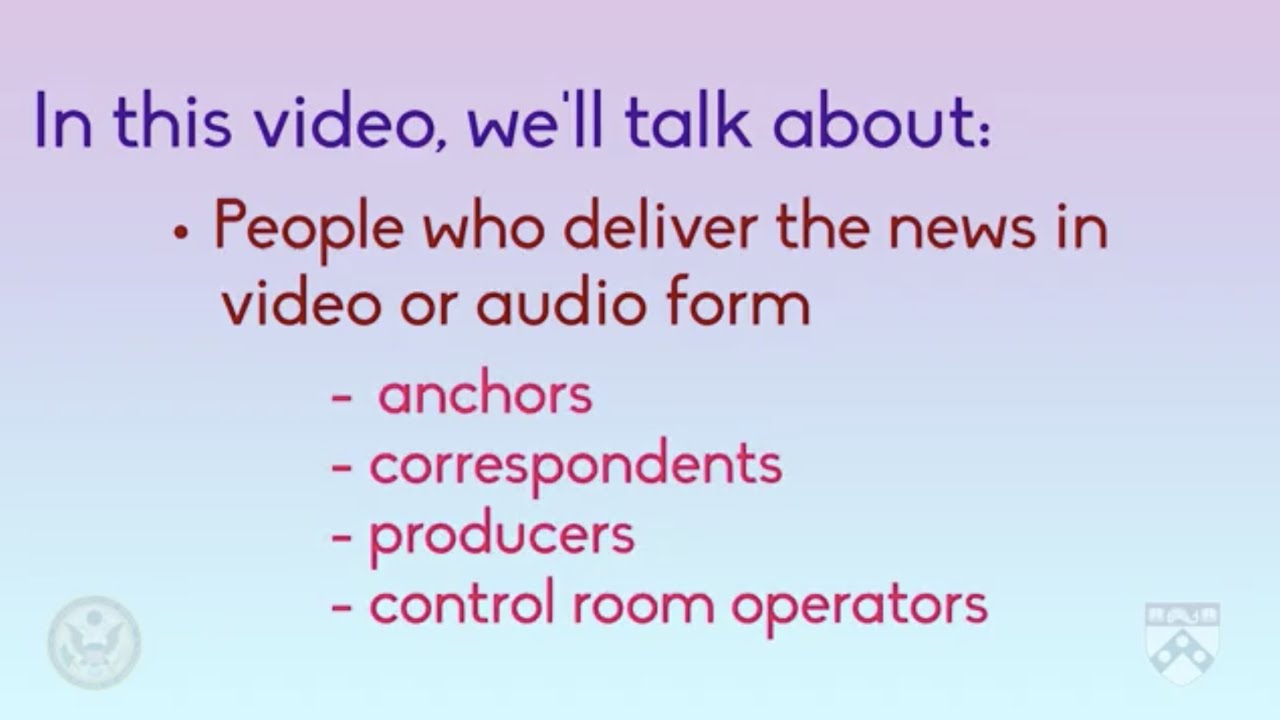 The People of Broadcast Journalism