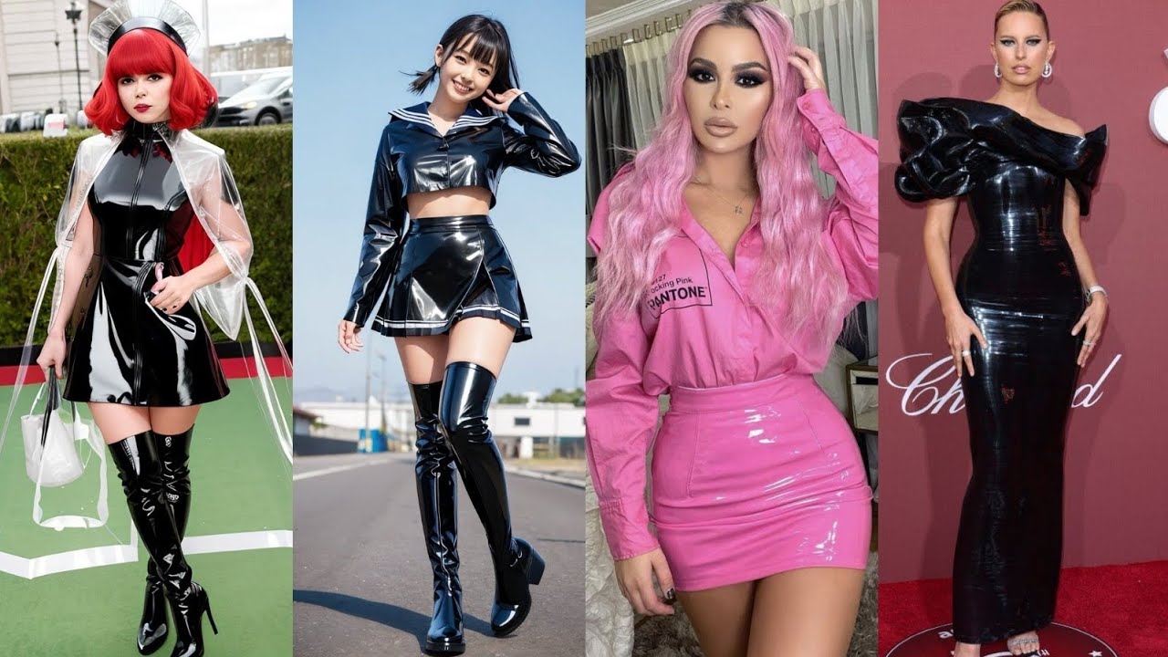Unreal shiniest latex outfits latex dress fashion #trending #fashiontrends #style #fashion #model