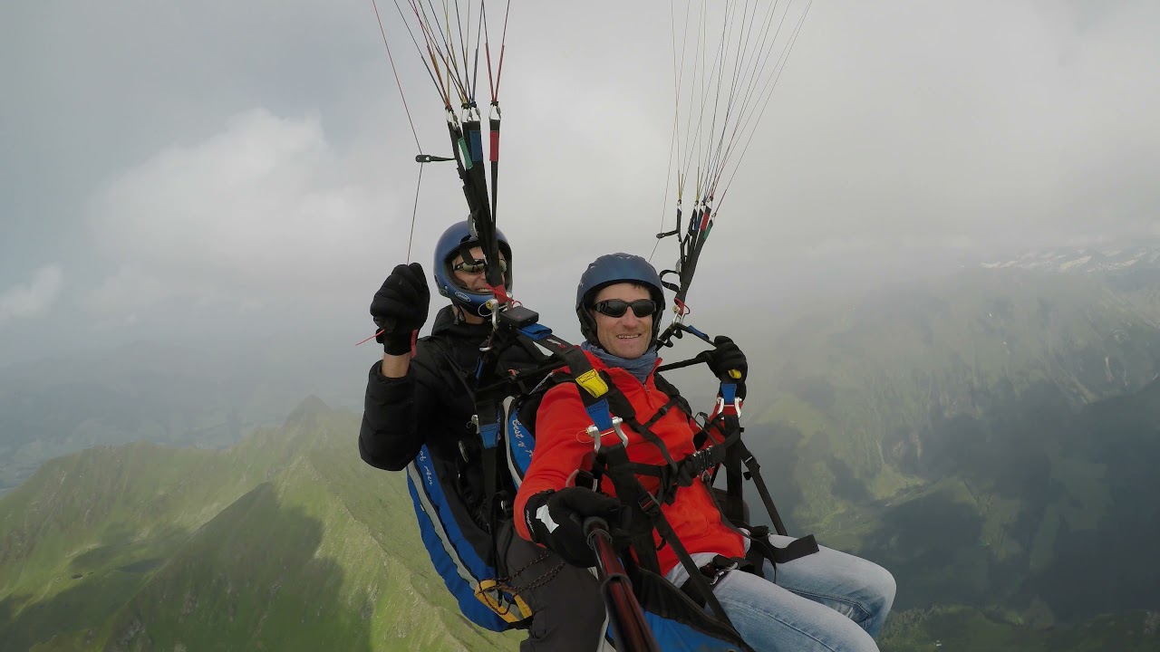 Mit dem Tandem-Gleitschirm unterwegs im Pinzgau
