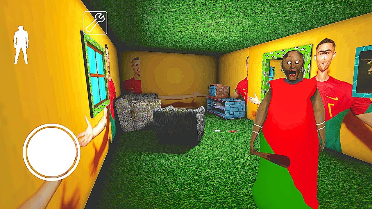 Granny Horror Gameplay |Granny Is Footballer (Ronaldo) Ep 3 #granny #horrorgaming #3 #viral #ytvideo