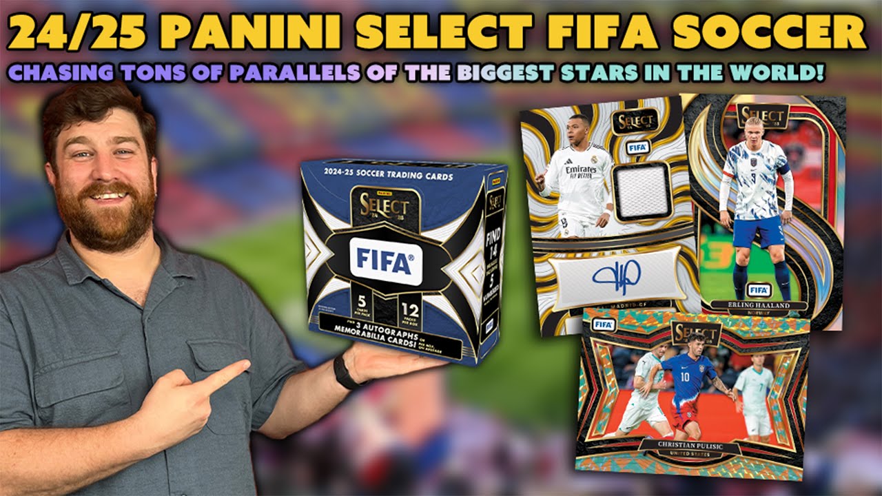 TONS of Parallels from Soccer's Biggest Stars! | 2024/25 Select FIFA Soccer Box Opening & Giveaway!
