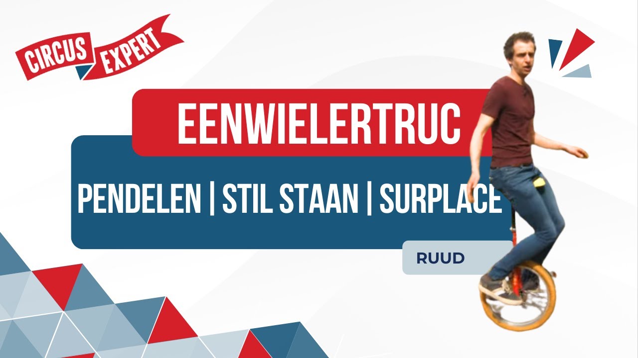 Pendelen op een Eenwieler | Stil staan | Surplace Tutorial | Circus-expert.nl