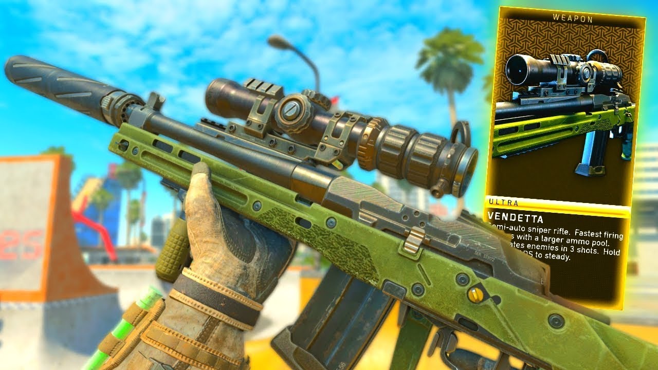 NEW Vendetta is THE BEST Sniper in BO4?! (Tier 50 Unlock)