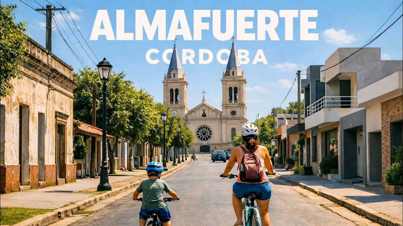 【4K】ACÁ las BICIS descansan sin CANDADO - ALMAFUERTE, CÓRDOBA