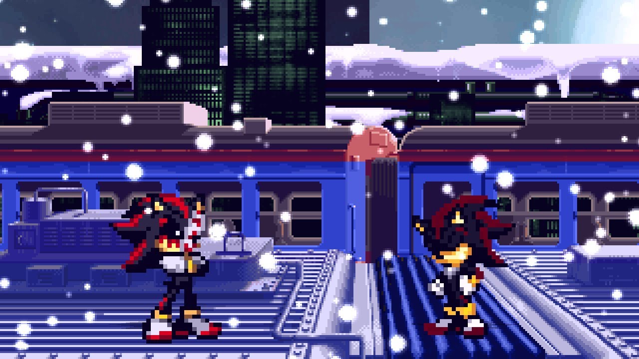 Mugen-Fallen Heroes Shadow.Exe(Artlonick) Vs Shadow.Exe(RebornKnight)