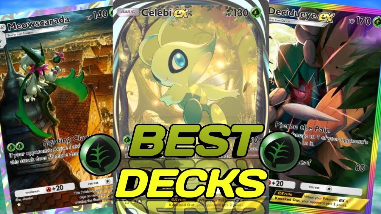 🍀BEST GRASS DECKS🍀 Pokemon TCG Pocket (Series A)‼️